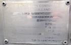 Used LFC Lochem Roto Jet Wet Cake Discharge Filter, Approximate 990 Square Feet Filter Area, Model RJWCD 92/1200/44 DC, Duplex Stainless Steel. Approximate (44) 1200mm (47.2