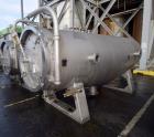 Used Mahle Industrial Filtration LFC Lochem Roto Jet Wet Cake Discharge Filter, Approximate 990 Square Feet Filter Area, Model RJWCD 92/1200/44 DC, 316L Stainless Steel. Approximate (44) 1200mm (47.2...