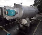 Used Mahle Industrial Filtration LFC Lochem Roto Jet Wet Cake Discharge Filter, Approximate 990 Square Feet Filter Area, Model RJWCD 92/1200/44 DC, 316L Stainless Steel. Approximate (44) 1200mm (47.2...