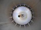 Used Niagara Pressure Leaf Filter, Model 18-16-D, 316 Stainless Steel.  Approximate 28.62 square feet of filter area, 3.88 cubic feet cake capacity.  Vertical 316 stainless steel tank, 20