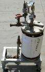 USED: Niagara horizontal plate filter, model 18-16-D, 316 stainless steel. 28.62 square feet filter area, 3.88 cubic feet cake capacity. Vertical carbon steel jacketed tank 20