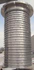 Used Niagara Horizontal Plate Filter, Model 18-24-S7J, 316 stainless steel. 44.78 square feet filter area, 3.24 cubic feet cake capacity. Vertical tank 20