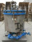 Used Niagara Horizontal Plate Filter, Hastelloy C-276, approximately 74 square feet of filter area.  Vertical tank 36 1/2