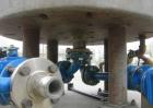 Used Niagara Horizontal Plate Filter, Hastelloy C-276, approximately 74 square feet of filter area.  Vertical tank 36 1/2