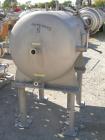 Used General Filtration Vertical Leaf Pressure Filter, 304 stainless steel. Horizontal tank 30