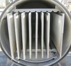 Used General Filtration Vertical Leaf Pressure Filter, 304 stainless steel. Horizontal tank 30