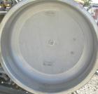 Used General Filtration Vertical Leaf Pressure Filter, 304 stainless steel. Horizontal tank 30