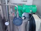 Used Padovan Pressure Leaf Filter, Model G9. Sanitary stainless steel, 8.60 square meter (90 square feet) centrifugal dry cake discharge vertical tank, horizontal leaf pack design with a 3 kW top dri...