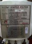 Used Carbon Steel Powder Systems LTD Pressure Nutsche Filter