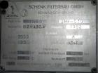 Used Schenk Centrifugal Discharge Precoat Filter, Type ZHF-S 30