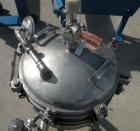 Used- Sparkler Horizontal Plate Filter, Model 14-D-4, 316 stainless steel. Approximate 3.52 square feet filter area, .445 cu...