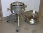 Used Sparkler Filter, Model 14D4, Hastelloy C. 3.52 Square feet surface area, .445 cubic feet cake capacity, rated 100 psi at 350 F internal, 316 stainless steel jacket rated 100 psi at 350 F, (4) 14...