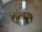 Used Sparkler Filter, Model 14D4, Hastelloy C. 3.52 Square feet surface area, .445 cubic feet cake capacity, rated 100 psi at 350 F internal, 316 stainless steel jacket rated 100 psi at 350 F, (4) 14...