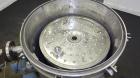 Used Sparkler Filter, Model 18 D 10, approximately 16 square feet, 316 stainless steel.  Internal rated 60 psi at 350 degrees F, jacket rated 30 psi at 350 degrees F.  Mounted on 3 legs on a base wit...
