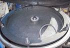 Used Sparkler Horizontal Plate Filter, Model 18-D-12, 316 stainless steel. 19.32 square feet filter area, 2.3 cubic feet cake capacity. Vertical non-jacketed tank 20