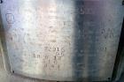 Used Sparkler Horizontal Plate Filter, Model 18-D-12, 316 stainless steel. 19.32 square feet filter area, 2.3 cubic feet cake capacity. Vertical non-jacketed tank 20