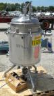 Used Sparkler Horizontal Plate Filter, Model 18-D-12, 316 Stainless Steel. Approximately 19.32 square feet filter area, 2.3 cubic feet cake capacity. Vertical tank 20