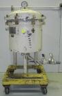 Used Stainless Steel Sparkler Filter Horizontal Plate Filter, Model 18-S-11