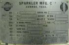 Used Stainless Steel Sparkler Filter Horizontal Plate Filter, Model 18-S-11