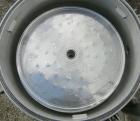Used Sparkler Filter Horizontal Plate Filter, model 18-S-7, 316L stainless steel. Approximate 10.8 square feet filter area, .67 cubic feet cake capacity, 550 gallons per hour. Vertical jacketed tank ...