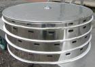 Used Sparkler Filter Horizontal Plate Filter, model 18-S-7, 316L stainless steel. Approximate 10.8 square feet filter area, .67 cubic feet cake capacity, 550 gallons per hour. Vertical jacketed tank ...