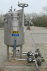 Used Sparkler Filters Inc horizontal plate filter, model 18D10, 316L stainless steel.  Approximate 12.81 square foot filter area, rated 1 gpm per square foot of filter area.  20