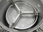 Used Sparkler Filters Inc horizontal plate filter, model 18D10, 316L stainless steel.  Approximate 12.81 square foot filter area, rated 1 gpm per square foot of filter area.  20