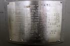 Used Sparkler Filter Pressure Leaf Filter, Model 18D4, Hastelloy C276, Vertical. 6.44 Square feet filter area, 0.776 cubic feet cake capacity. Approximately 20