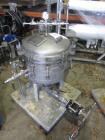 Used Sparkler Filter, 316/304 SS, Model 18 D 4, ??? Sq. Ft. Built 1990, S # 22780, NB # 2450, rated 75 @ 350 internal, 75 @ 350 jacket