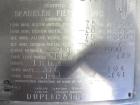 Used Sparkler Filter, 316/304 SS, Model 18 D 4, ??? Sq. Ft. Built 1990, S # 22780, NB # 2450, rated 75 @ 350 internal, 75 @ 350 jacket