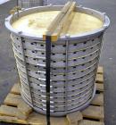 Used Sparkler Horizontal Plate Filter Stack Only, Model 33-D-12, 316 Stainless Steel. Approximate 67.32 square feet filter area, (10) cubic feet cake capacity.