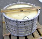 Used Sparkler Horizontal Plate Filter, Model 33-D-7, 316 Stainless Steel. Approximate 39.27 square feet filter area, (5.84) cubic feet cake capacity.