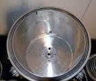 Used Sparkler Horizontal Pilot Plate Filter, Model 18-6, 316 Stainless Steel. Approximate 2 square feet filter area, (0.153) cubic feet cake capacity, 150 gallons per hour. Vertical jacketed tank app...
