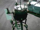 Used Sparkler Horizontal Plate Filter, Model 8-3, Stainless Steel. Approximate 1 square feet filter area, .073 cubic feet cake capacity, 3.375 gallon tank volume with filters, (3) 8