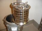 Used Sparkler Filter, Model 8-6, Hastelloy C. 2 Square feet surface area, .153 cubic feet cake capacity, rated 100 psi at 350 F internal, 316 stainless steel jacket rated 100 psi at 350 F, (6) 8