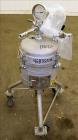 Used Sparkler Filter Pressure Leaf Filter, Model 8-6, 316 Stainless Steel, Vertical. 2 Square feet filter area, 0.153 cubic feet cake capacity. Approximate 9-5/8