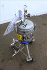 Used Sparkler Filter Pressure Leaf Filter, Model 8-6, 316 Stainless Steel, Vertical. 2 Square feet filter area, 0.153 cubic feet cake capacity. Approximate 9-5/8