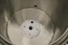 Used Sparkler Filter Pressure Leaf Filter, Model 8-6, 316 Stainless Steel, Vertical. 2 Square feet filter area, 0.153 cubic feet cake capacity. Approximate 9-5/8