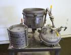 Used Sparkler Filters Pilot Horizontal Plate Filter, Model 8-6, 316 Stainless Steel. 2 Square feet filter area, (0.153) cubic feet cake capacity, 100 gallons per hour flow capacity. Vertical non-jack...