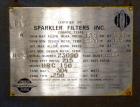 Used Sparkler HRC Horizontal Plate Filter