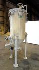 Used Sparkler Vertical Plate Filter, Model VF-B-70, 316 Stainless Steel. Unit converted to a model VF-B-92, approximate 92 square feet filter area, 7.3 cubic feet cake capacity. Non-jacketed vertical...