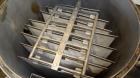 Used Sparkler Vertical Plate Filter, Model VF-B-70, 316 Stainless Steel. Unit converted to a model VF-B-92, approximate 92 square feet filter area, 7.3 cubic feet cake capacity. Non-jacketed vertical...