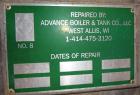 Used Sparkler Vertical Plate Filter, Model VF-B-70, 316 Stainless Steel. Unit converted to a model VF-B-92, approximate 92 square feet filter area, 7.3 cubic feet cake capacity. Non-jacketed vertical...