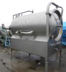 Used United States Filter Auto-Jet Self-Cleaning Pressure Leaf Filter, 600 square feet filter area, model 600, 304 stainless steel. Horizontal shell 54