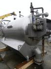Used United States Filter Auto-Jet Self-Cleaning Pressure Leaf Filter, 600 square feet filter area, model 600, 304 stainless steel. Horizontal shell 54