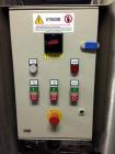 Used Velo Acciai D.E. Filter, Model FVR 5. Horizontal disks, stainless steel construction. Includes: internal final filtering device, dosing unit with dosing pump and stirrer. Adjustable dosing flow ...