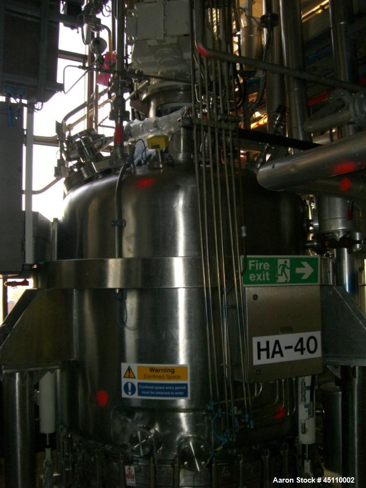 Used 3V Cogiem Stainless Steel Nutsche Filter Dryer, Model Filtrodry FPP150SD/F