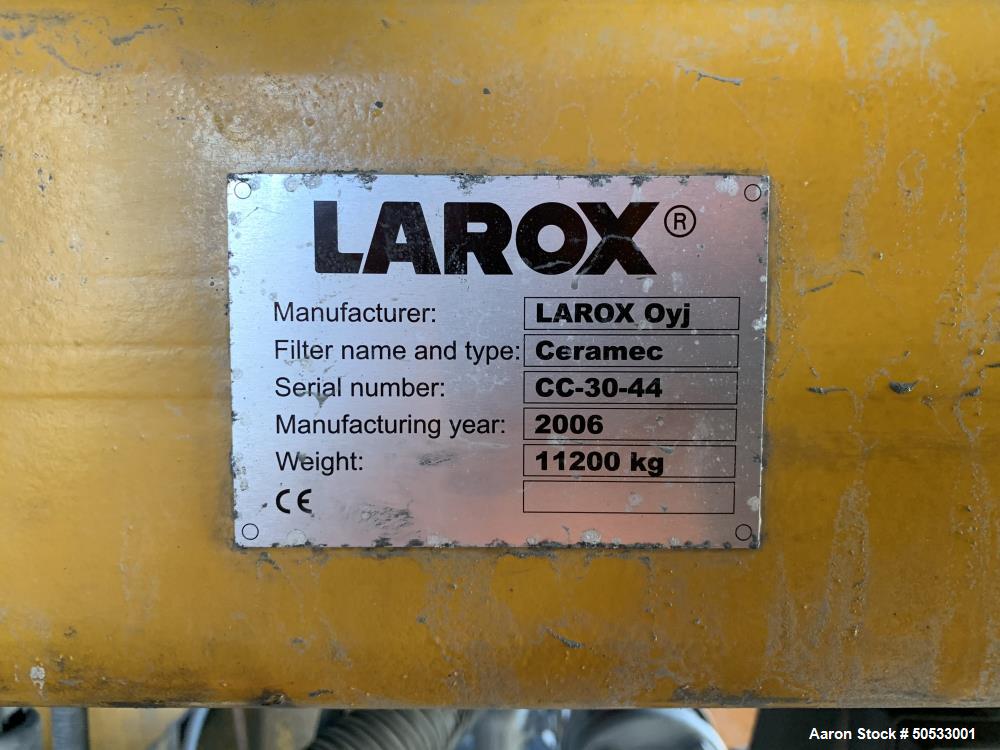 Used- Larox Ceramec CC-30-44 Filter