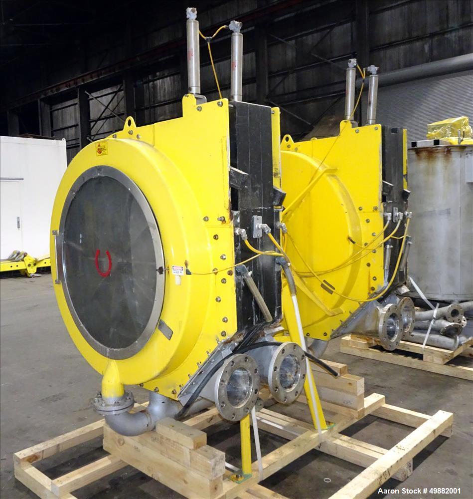 Used- Prime Solution, Model RFP48D, (2) Channel Rotary Disc / Fan Filter