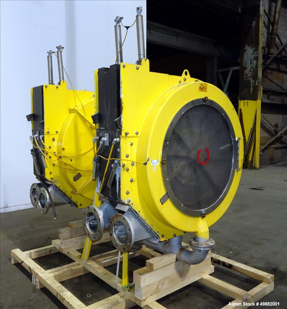 Used- Prime Solution, Model RFP48D, (2) Channel Rotary Disc / Fan Filter